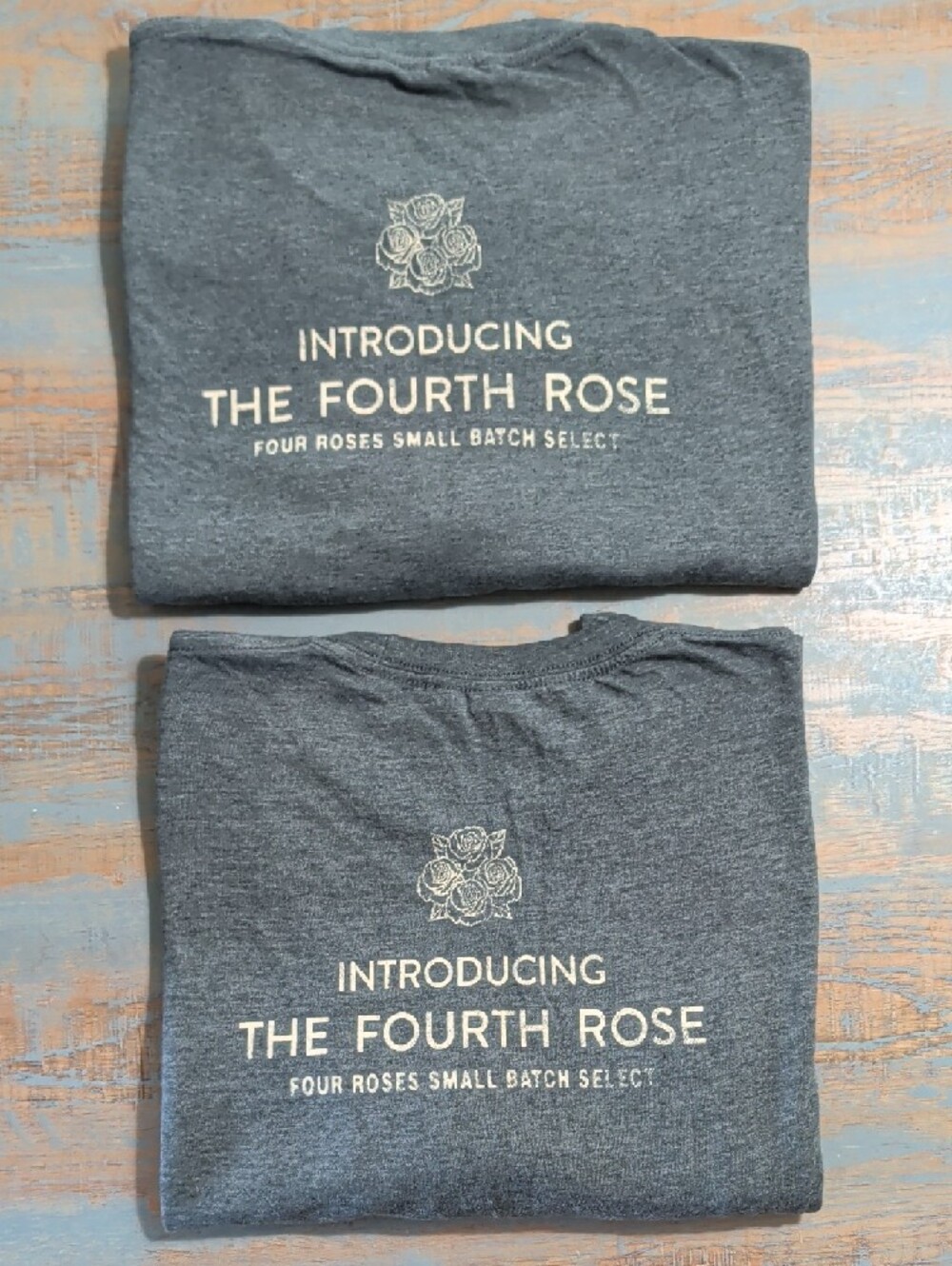 Four Roses Small Batch Select Gray Logo Tee Bundle XL NWOT - Picture 2 of 7